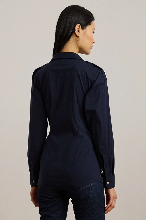 Lauren Ralph Lauren camasa 200957112 bleumarin SS25