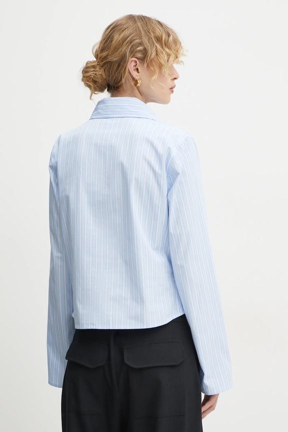 Odzież Won Hundred koszula bawełniana 3367.14268 niebieski