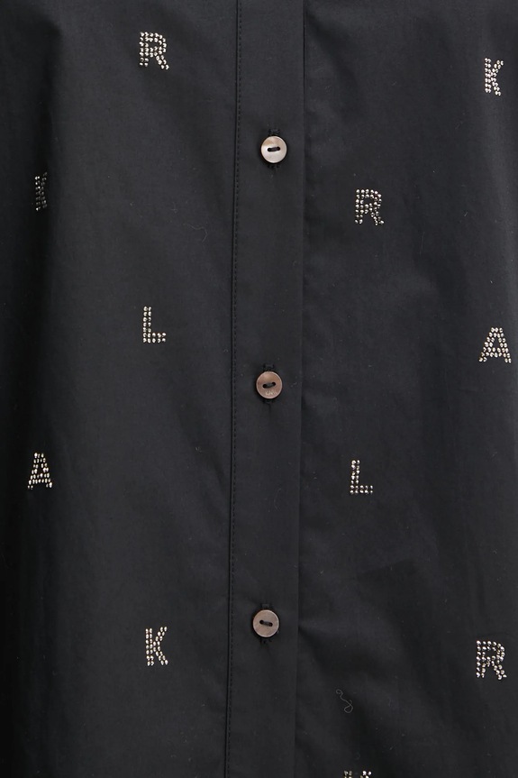Karl Lagerfeld camicia in cotone A1W11018 nero