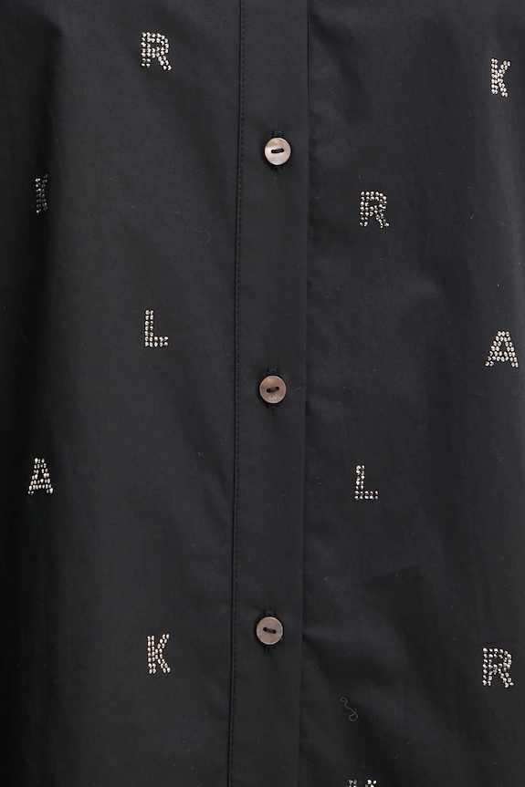 Karl Lagerfeld camicia in cotone A1W11018 nero