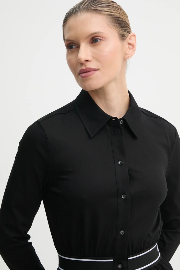 Karl Lagerfeld koszula bawełniana regular czarny A1W17067