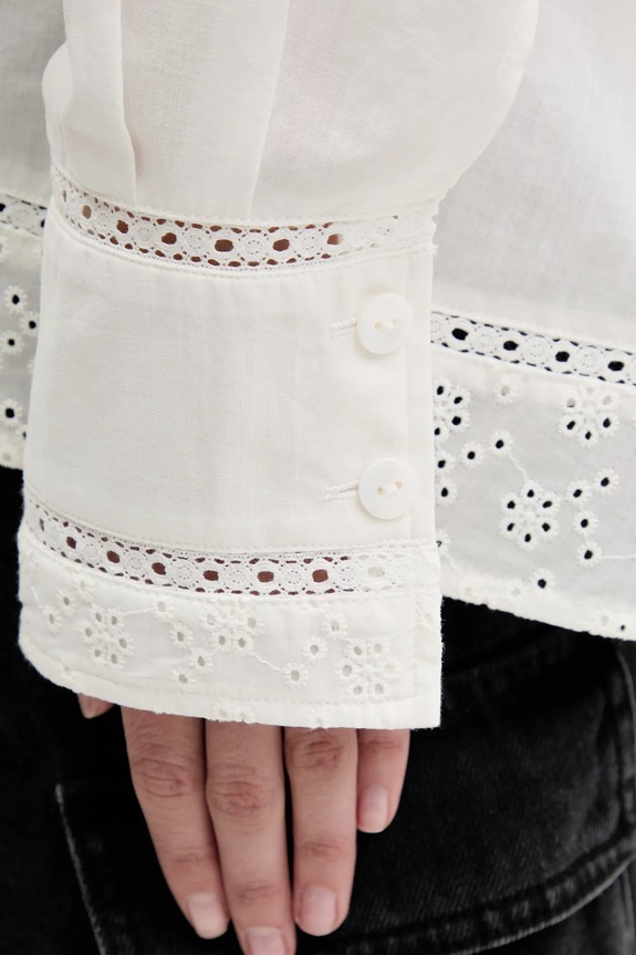 Хлопковая рубашка IRO WM18IMAI бежевый