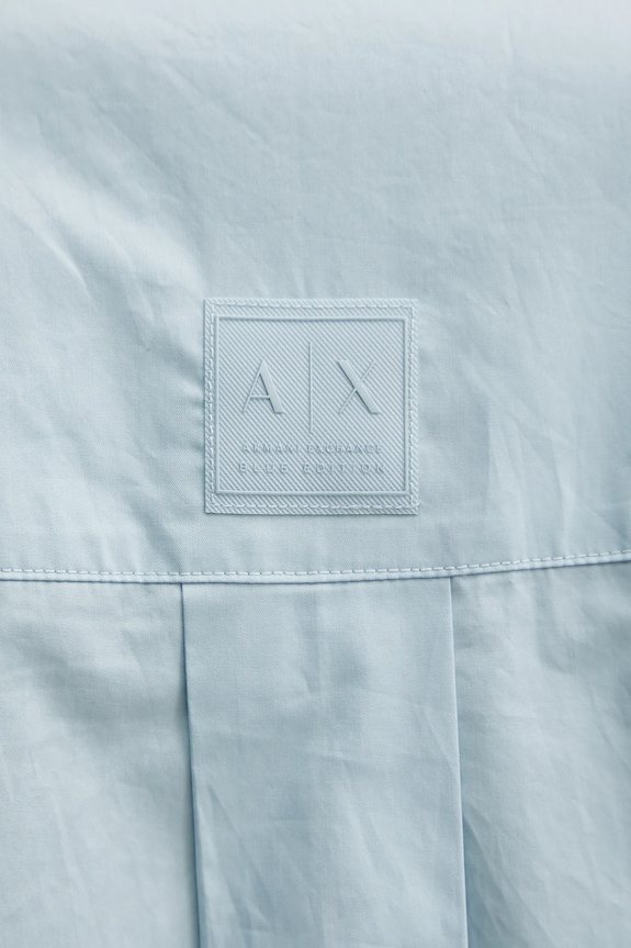 Armani Exchange camicia in cotone XW000455.AF12812 blu