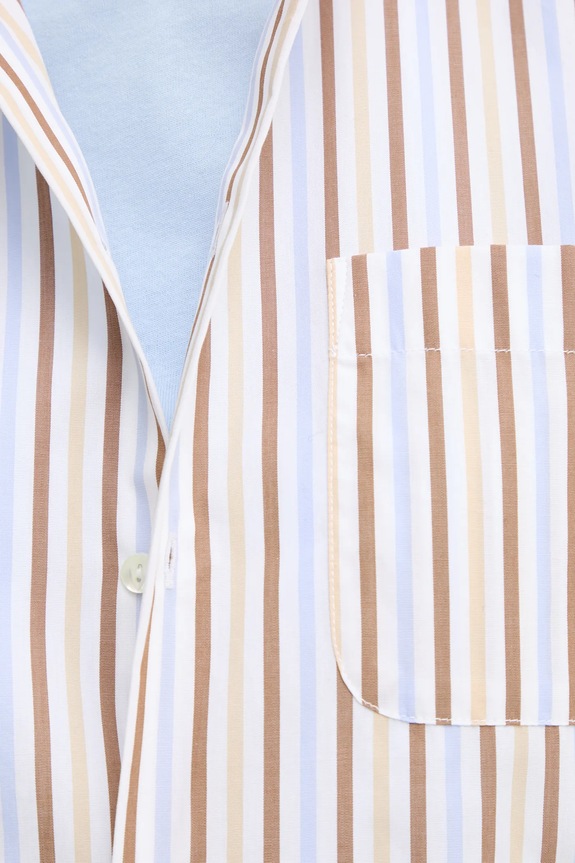 Βαμβακερό πουκάμισο A.P.C. chemise stephanie COHEI.F12605 μπλε