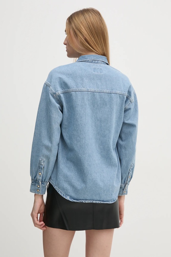 Îmbrăcăminte Pepe Jeans bluză subțire din denim NOVA PL304985 albastru