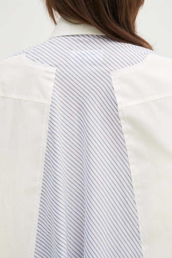 MM6 Maison Margiela camicia in cotone beige S52DT0042