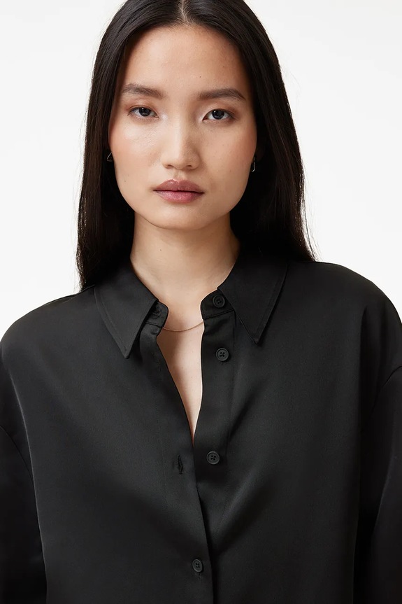 Рубашка AllSaints MYRTLE W087PB чёрный SS25