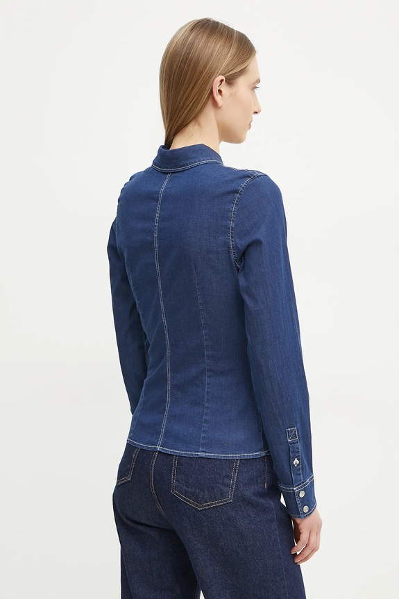 Oblečení Košile Guess ALISHA W5RH69.D5HJ1 námořnická modř