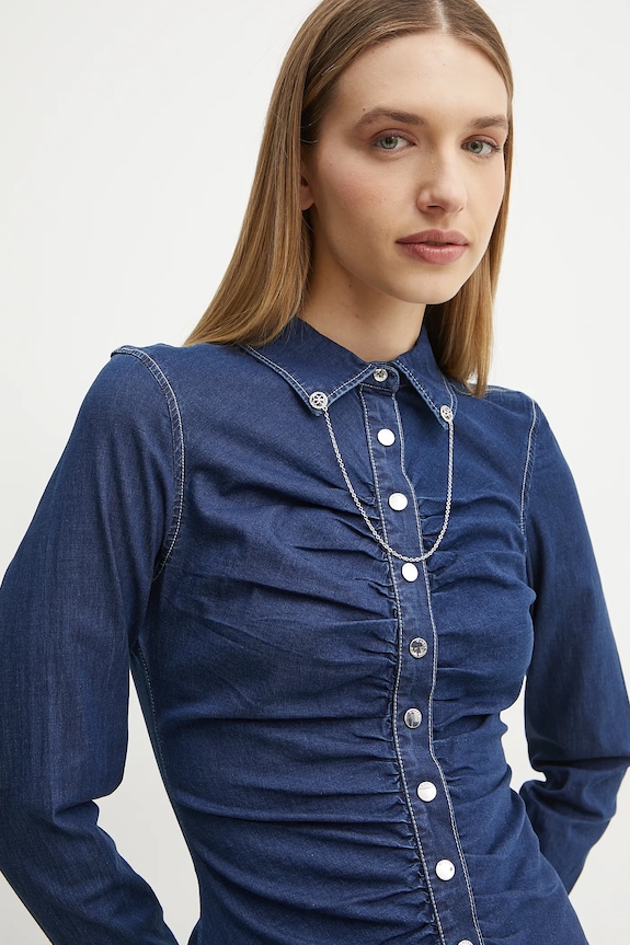 Košile Guess ALISHA námořnická modř W5RH69.D5HJ1