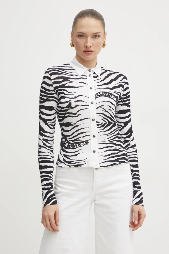 Versace Jeans Couture camasa lung alb 78HAL2P3.JS468