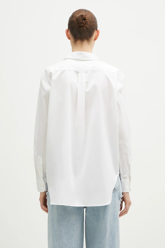 Ρούχα Βαμβακερό πουκάμισο Polo Ralph Lauren Long Sleeve Light Shirt 211968219 λευκό