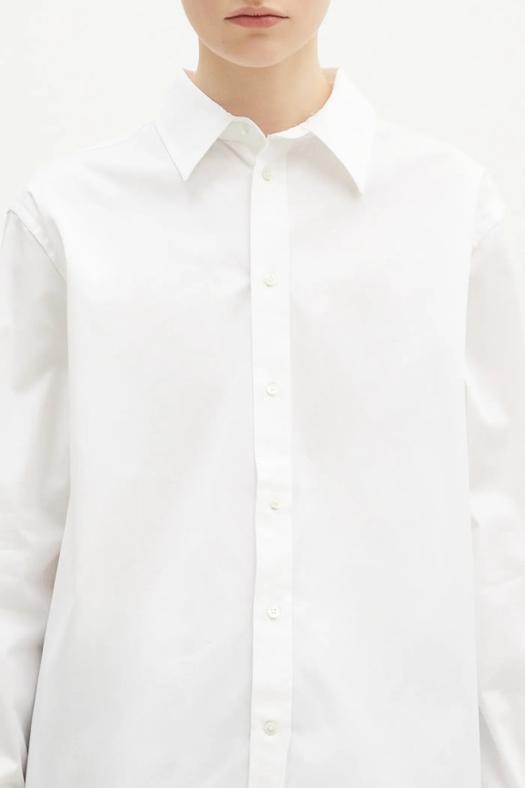 Βαμβακερό πουκάμισο Polo Ralph Lauren Long Sleeve Light Shirt λευκό 211968219
