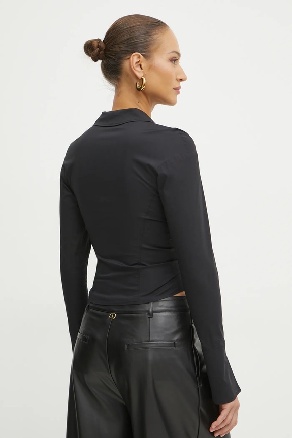 Odzież Versace Jeans Couture koszula 78HAL203.N0431 czarny