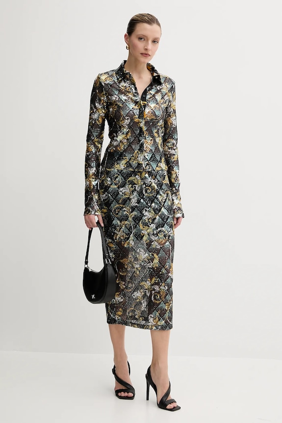 Srajca Versace Jeans Couture 78HAL2B3.JS443 črna SS25