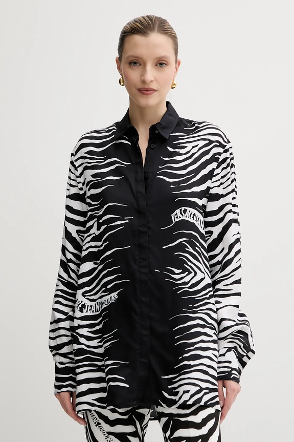 Versace Jeans Couture koszula klasyczny czarny 78HAL2P2.NS635