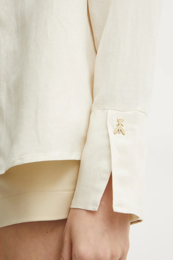 Πουκάμισο με μείγμα από λινό Patrizia Pepe 2C1602.A052