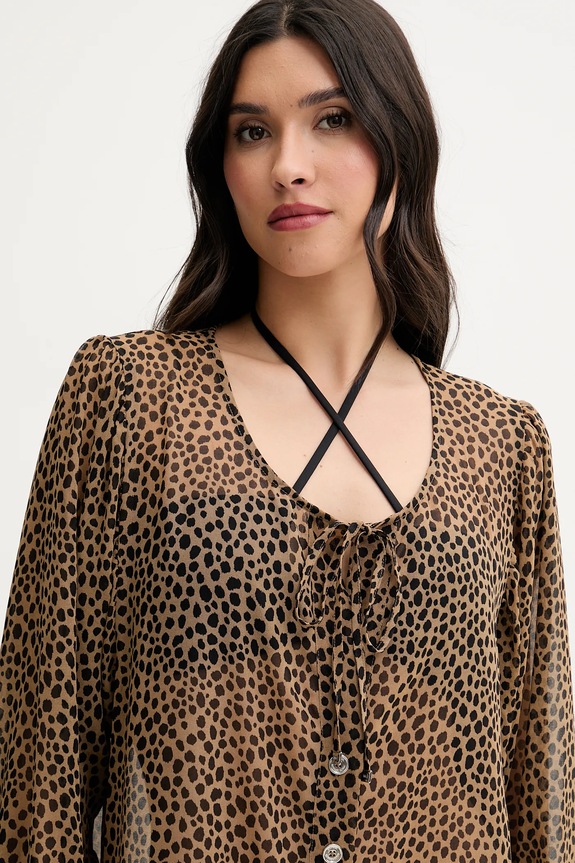 Ρούχα Πουκάμισο MICHAEL Michael Kors MM54791 καφέ