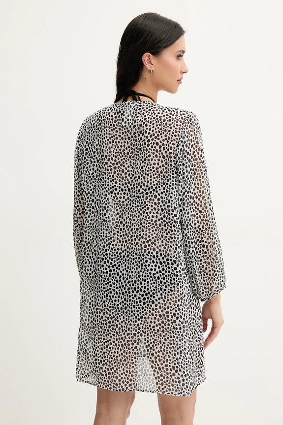 Πουκάμισο MICHAEL Michael Kors MM54791 μαύρο SS25