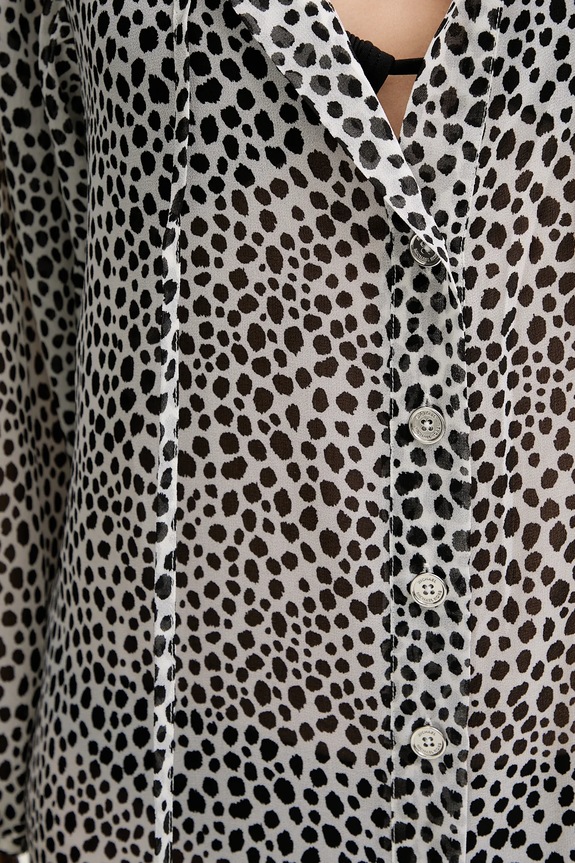 Πουκάμισο MICHAEL Michael Kors μαύρο MM54791