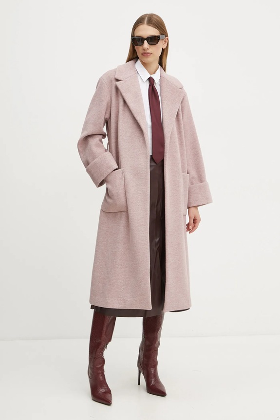 Bombažna srajca Marciano by Guess SKYLER 5RGH11.7256A bela SS25
