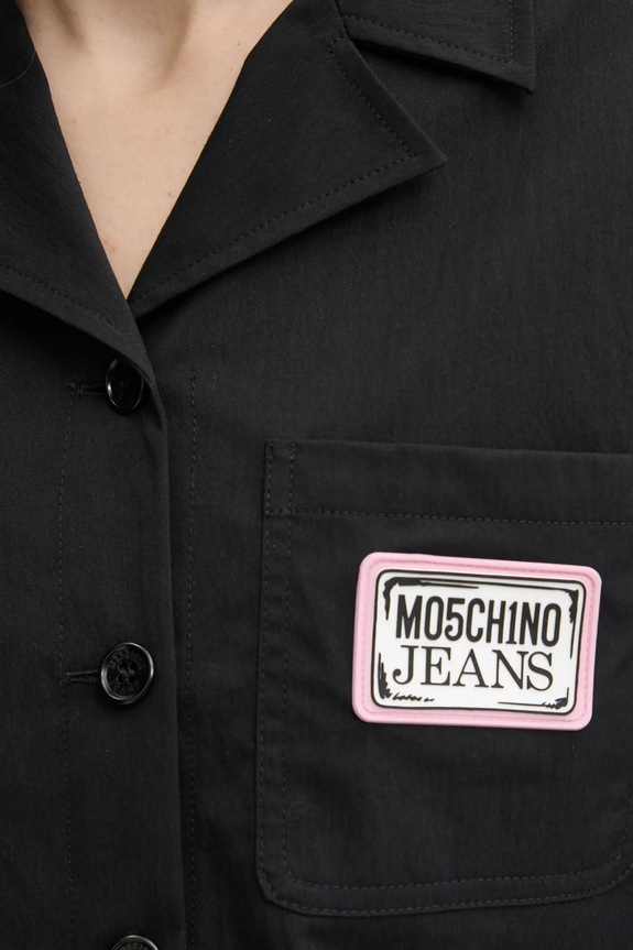Košeľa Moschino Jeans 0211.3224 čierna
