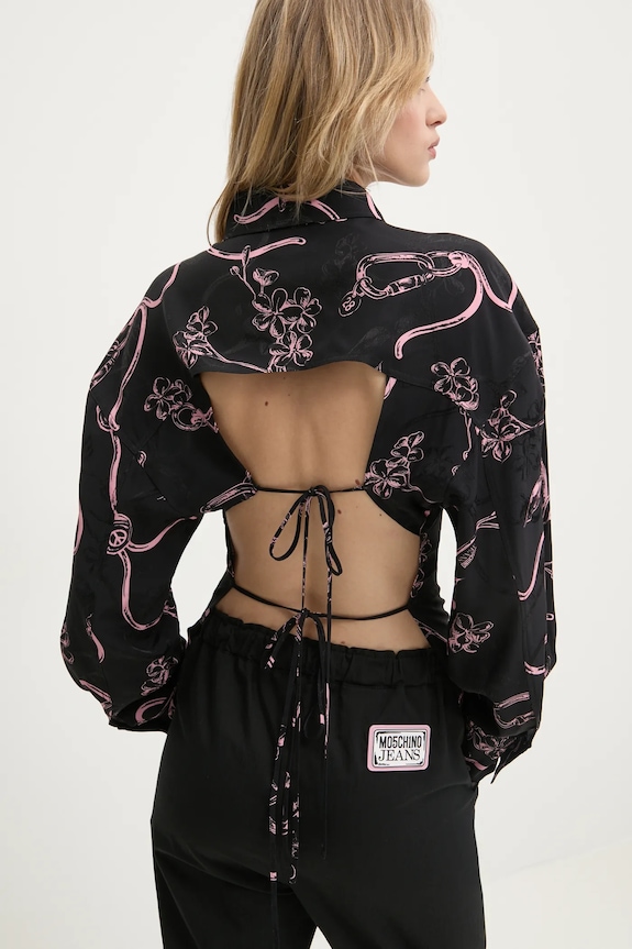 Moschino Jeans koszula klasyczny czarny 0201.3236