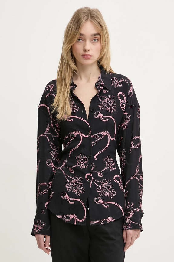 Odzież Moschino Jeans koszula 0201.3236 czarny
