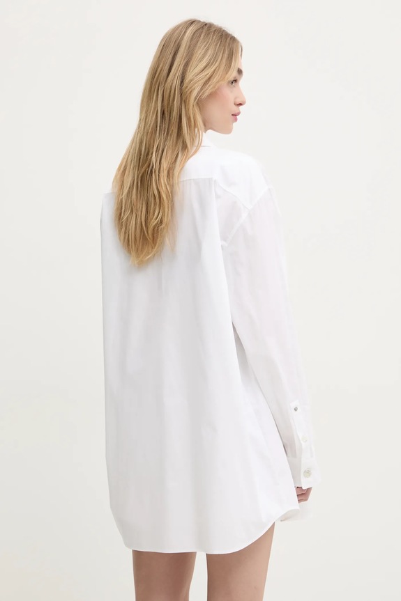 Abbigliamento Moschino Jeans camicia in cotone 0209.3227 beige