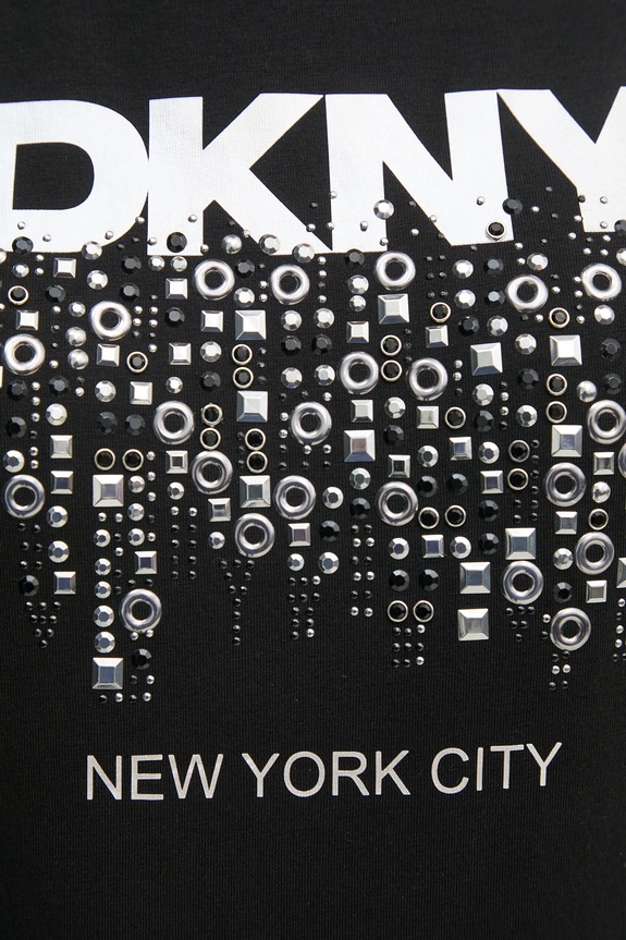 Dkny tricou P4JHLWNA negru