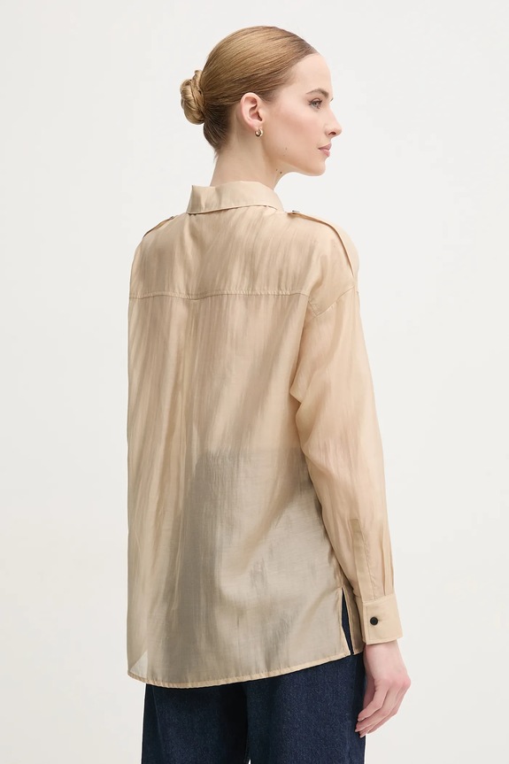 Abbigliamento OUI camicia 91884 beige