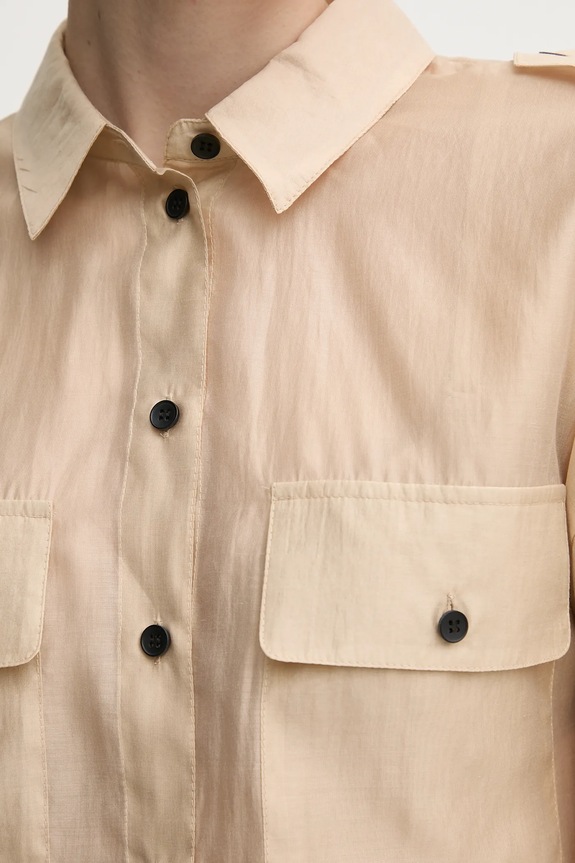 OUI camicia 91884 beige