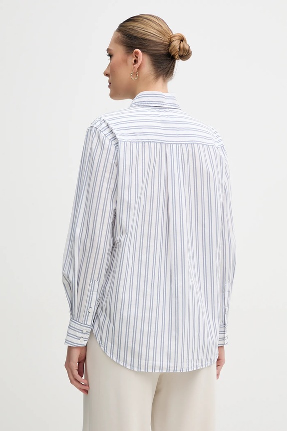 Ρούχα Βαμβακερό πουκάμισο Pepe Jeans CLEVER PL305002 λευκό