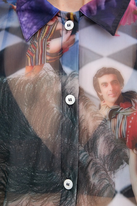 Sunnei camicia RTWXTOP010 blu