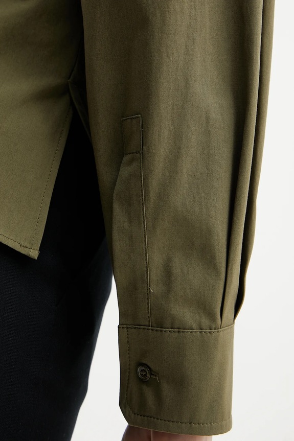 Weekend Max Mara camicia in cotone 2515111021600 verde