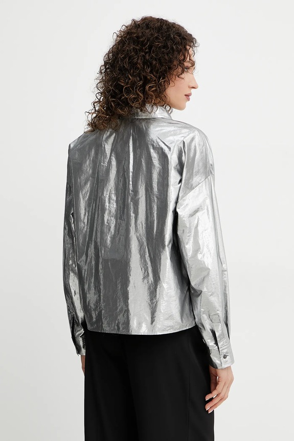 Îmbrăcăminte Weekend Max Mara cămașă 2515111061600 argintiu