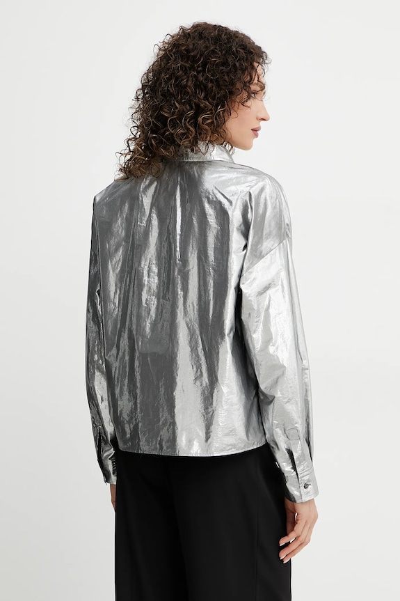Îmbrăcăminte Weekend Max Mara cămașă 2515111061600 argintiu