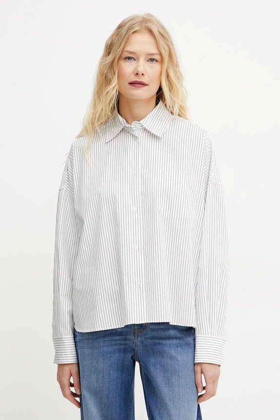 Weekend Max Mara camicia in cotone bianco 2515111071600