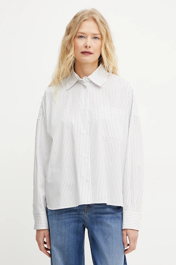 Weekend Max Mara camicia in cotone bianco 2515111071600
