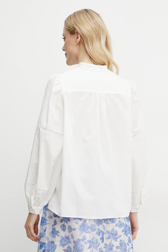 Odzież Weekend Max Mara koszula bawełniana 2515111111600 biały