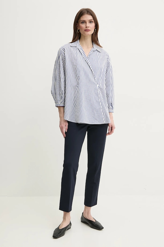 Риза с коприна Weekend Max Mara 2515111142600 виолетов SS25
