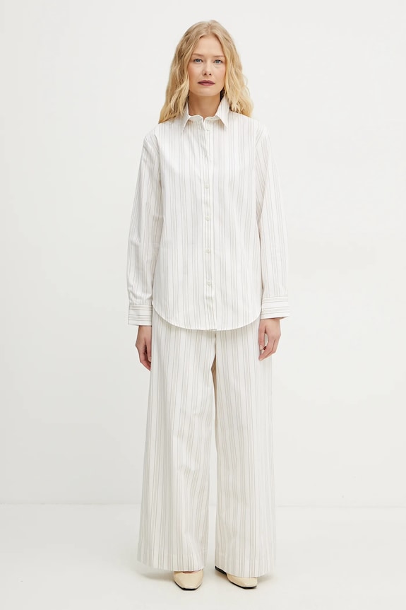 Bavlnená košeľa MM by Max Mara béžová 2516111048600