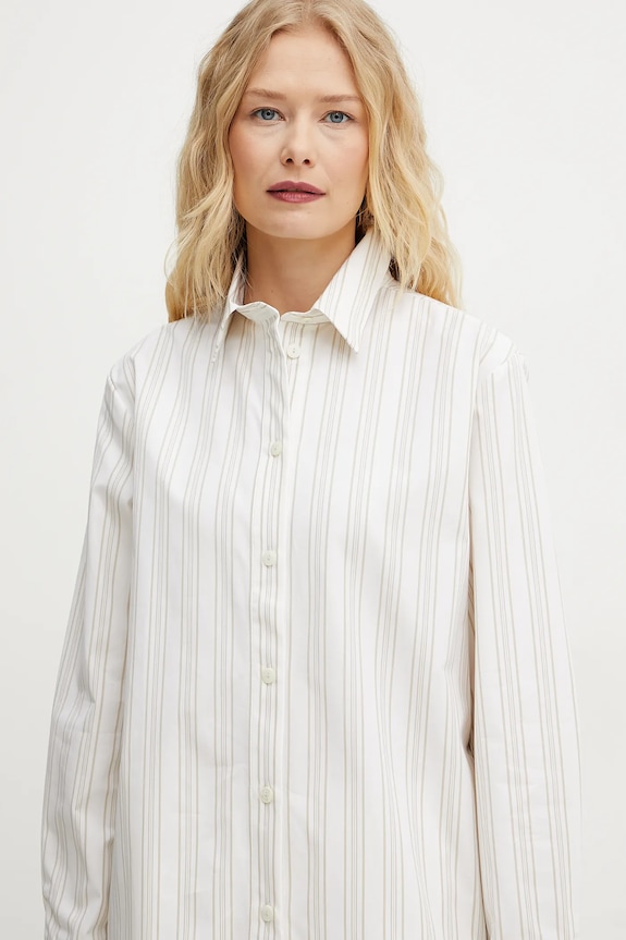 Bavlnená košeľa MM by Max Mara 2516111048600 béžová