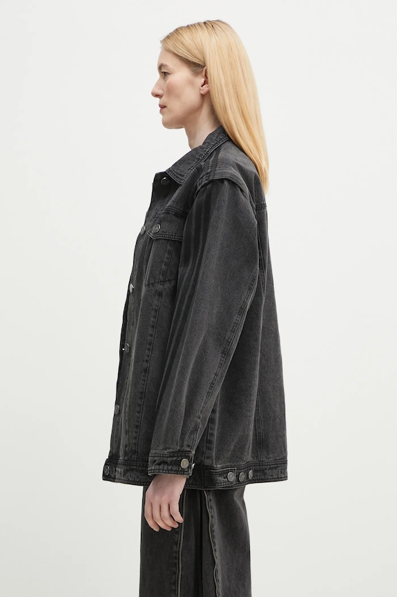 Джинсова куртка adidas Originals DENIM SHIRT JKT JY8882 чорний SS25