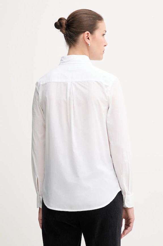 Abbigliamento United Colors of Benetton camicia da donna in cotone 5WPQDQ0AX bianco