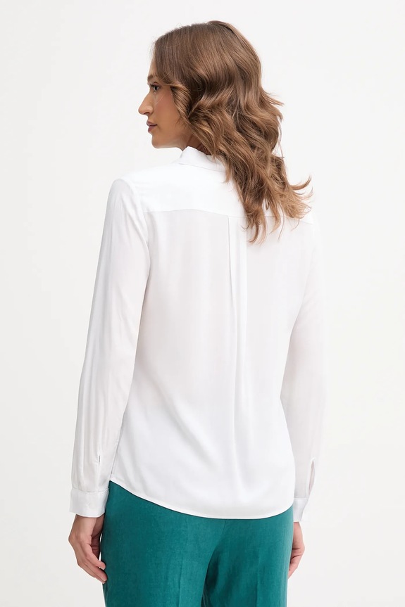 Abbigliamento United Colors of Benetton camicia da donna in viscosa 5WPWDQ0B0 bianco