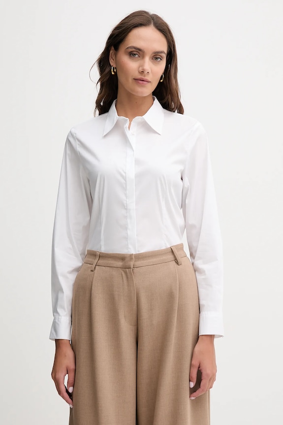 Košulja United Colors of Benetton casual bijela 54KXDQ03B