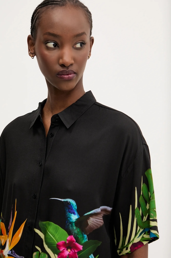 Desigual koszula ARTEMISA czarny 25SWCW39