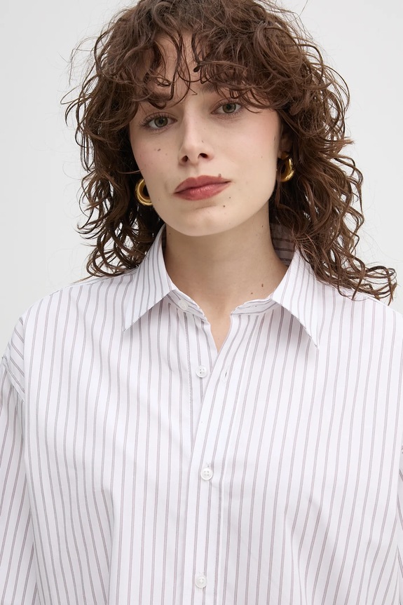 Filippa K koszula bawełniana biały 31080.FK