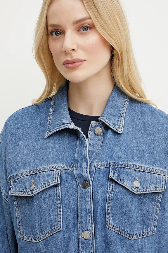 Liu Jo kurtka jeansowa niebieski UA5165.DS069
