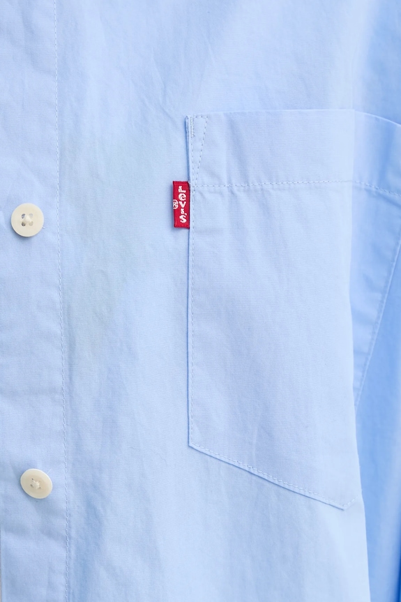 Levi's camicia in cotone HARLIE NEW BF SHIRT 001HM blu